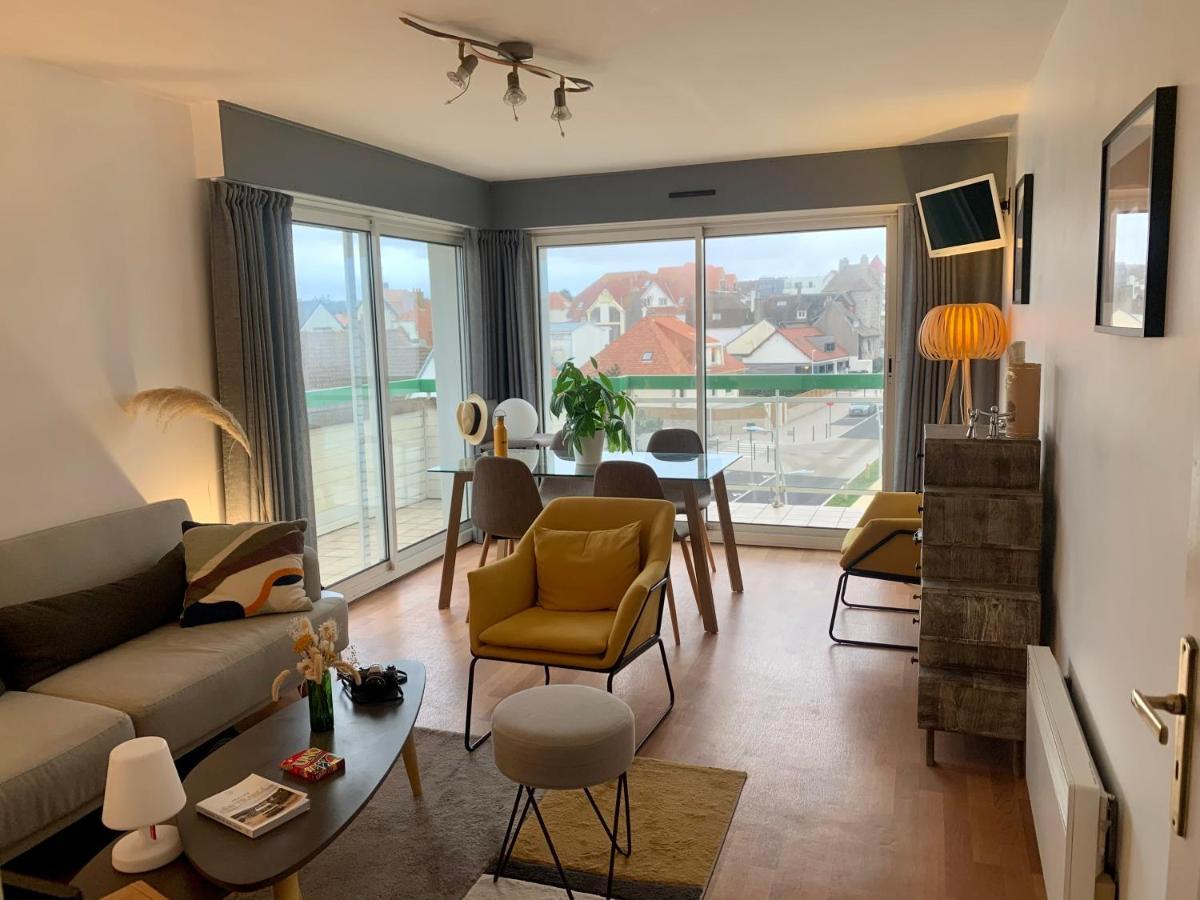 Ninou Cap Sud, Terrasse Vue Mer, Appt Lumineux 66M2 Leilighet Wimereux Eksteriør bilde